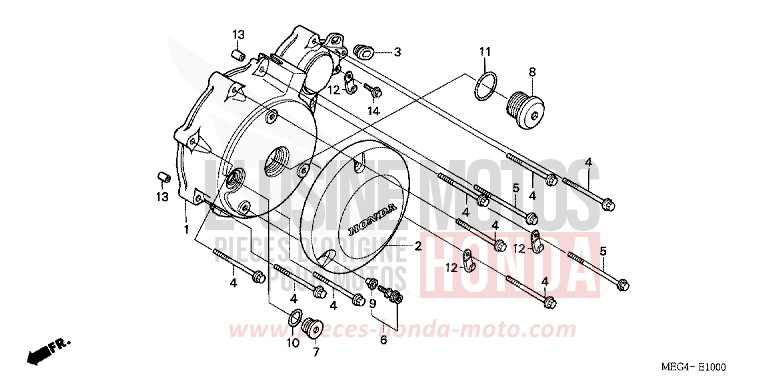 KURBELGEHAEUSEDECKEL, L. von Shadow Aero GRAPHITE BLACK (NHB01) von 2006